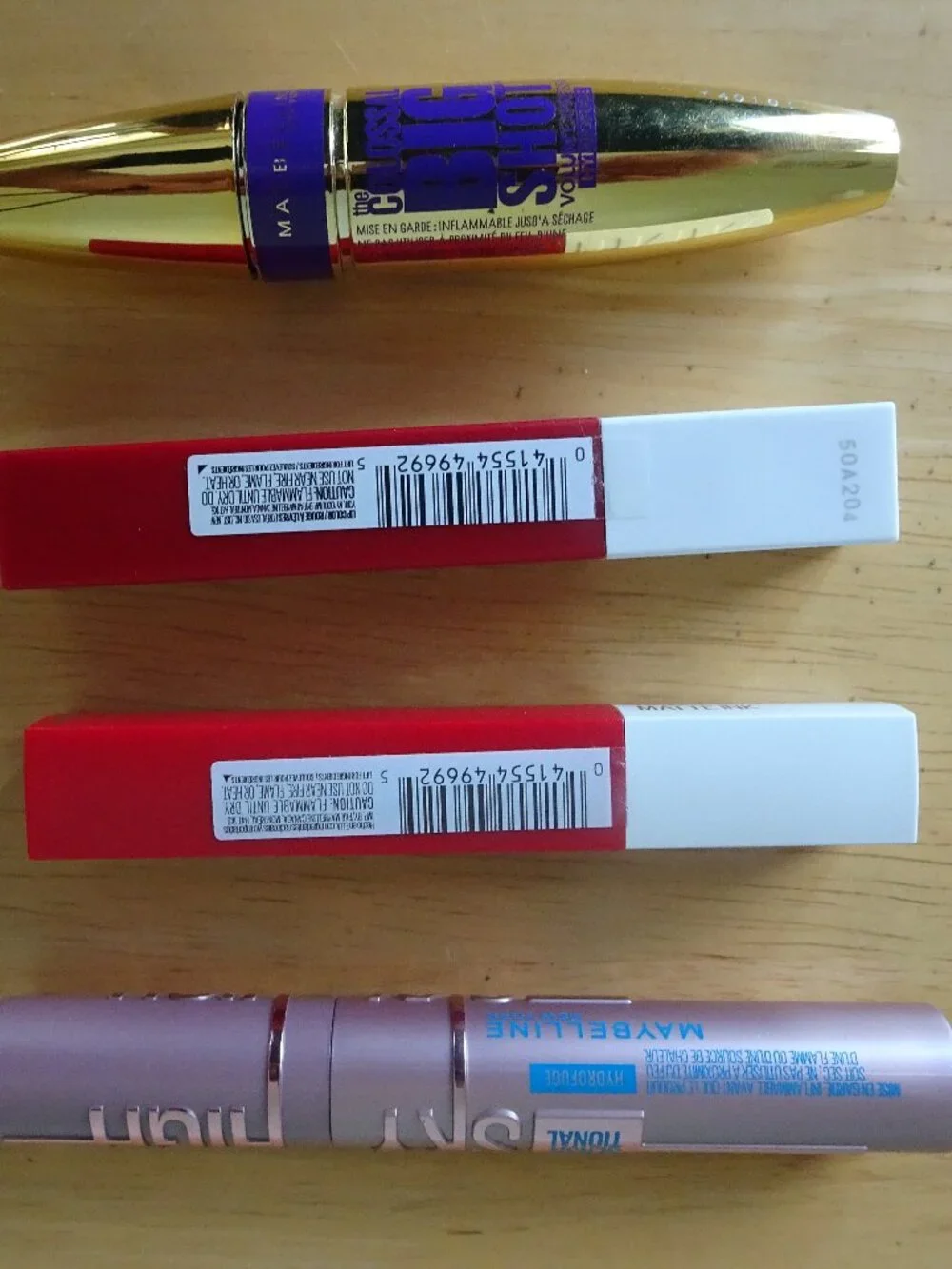 Maybelline SuperStay Matte Ink Liquid Lipstick, Lash Sensation Mascara NEW